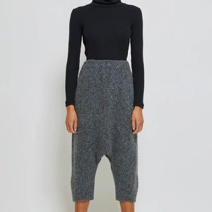 Atelier Delphine alpaca/wool Kiko Pant XS/S, grey